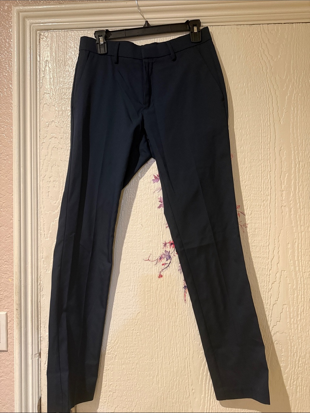 Reaction Kenneth Cole Men's Dark Navy Slim Dress Pants 2 for 35$